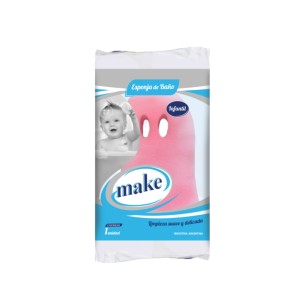 MAKE ESPONJA DE BAÑO INFANTIL x 1u